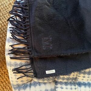 MaxMara Black Wool Scarf